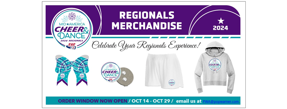 Regional Cheer Merchandise 